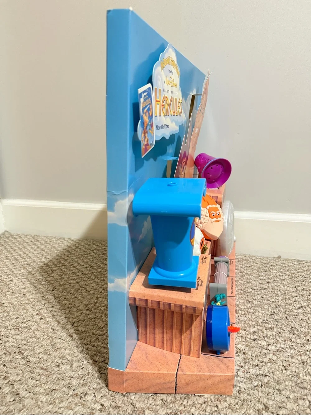 Hercules McDonald's Display with Fisher-Price Toys 1998 Disney